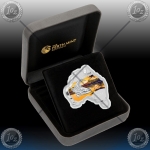 1oz Map Shaped coin "KROKODIL" 2014